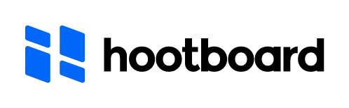 hootboard logo for digital signage real estate