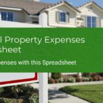 rental property expenses spreadsheet worksheet