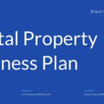 a graphic that says rental property business plan