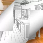 a graphic of a house flip over plans
