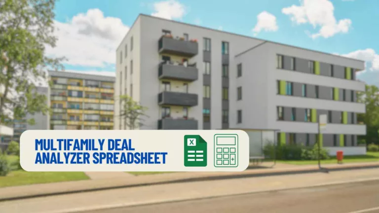 multifamily deal analyzer spreadsheet