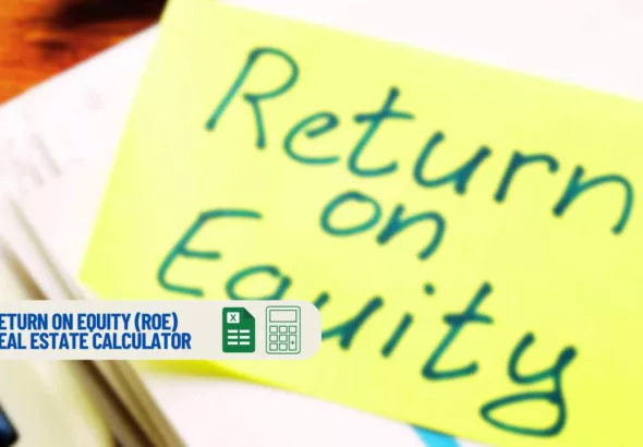 the term return on equity on a post it note